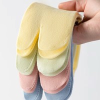 Chaussettes Tabi en coton doux pour femmes Chaussettes de cheville en coton doux de style japonais à bout séparé de couleur pastel pour un usage quotidien