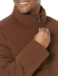Men's Comfortable Stand Collar <b>Waterproof</b> Eco-Friendly Puffer <b>Jacket</b> <b>Plus</b> <b>Size</b> for Adults Winter Season OEM Service Made - Product Image 1