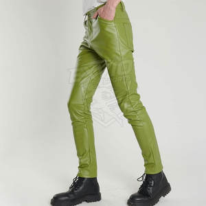 Pantalones de Cuero de Nuevo Diseño para Venta en Línea, Pantalones de Cuero de Talla Grande, Pantalones de Cuero Personalizados para Hombre - Product Image 2