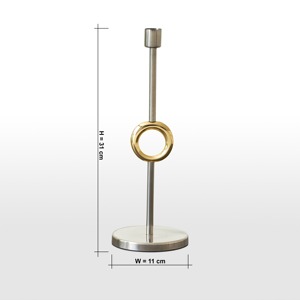 Porte-bougie en marbre blanc de qualité supérieure, élégant centre de table, accent décoratif élégant, ambiance romantique et ambiance conviviale pour la maison - Product Image 6