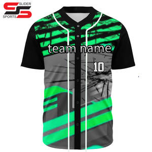 Custom Made You Own Design Sublimation Digital Print <b>Stitched</b> Baseball Uniform Team Jersey - Product Image 3