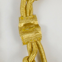 Nouveau Bullion D'argent Doré Tactique Aiguillette Bullion Fil De Métal Super Qualité Uniforme Épaule Cordon Uniforme Accessoires