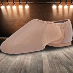 รองเท้าเต้นแจ๊สสำหรับผู้หญิง หนังคุณภาพสูง ยืดหยุ่นดี สวมใส่ง่าย ทนทานสูง บุด้วยผ้าเนโอพรีน ผ้าซาติน และผ้าฝ้าย - Product Image 1