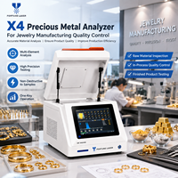 Analyseur de métaux pour bijoux, équipement de test XRF pour le contrôle qualité de la fabrication de l'or, inspection de la composition des alliages précieux