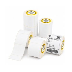 Étiquettes thermiques autocollantes en rouleaux 76mmx50mm, 60x40mm, 50mmx20mm, 57x40mm, 100x50mm, 40x20mm - Product Image 1