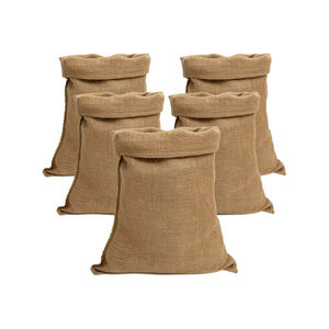Sacs en jute imprimés élégants sacs écologiques réutilisables pour les achats quotidiens cadeaux expositions et salons professionnels - Product Image 2