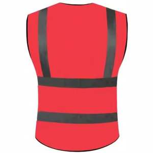Gilet professionnel de haute sécurité en usine en gros Technique lavée personnalisée de poche en 5 dimensions pour un gilet de travail sûr - Product Image 6
