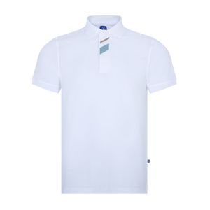 Manches courtes à séchage rapide pour hommes pour polo Tissu jersey confort toute la journée avec col et poignets en tricot plat OEM/ODM accepté - Product Image 2