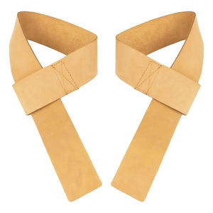 Sangles d'haltérophilie en cuir de qualité supérieure pour l'entraînement en salle de sport et de fitness - Product Image 1