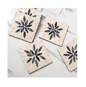 Sous-verres de vadrouille de conception luxueuse fabriqués avec un savoir-faire détaillé pour ajouter une beauté naturelle gracieuse aux tables - Product Image 1