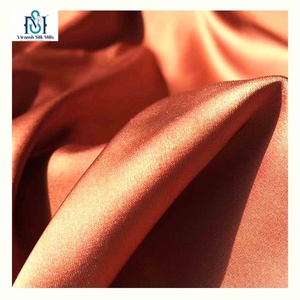 Black and <b>White</b> High Quality 100% Polyester Pure Silk <b>Satin</b> Fabric <b>Satin</b> Textile <b>for</b> Wedding Dress - Product Image 6