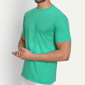 Regular Fit Men T-Shirt With Lightweight Fabric Short Sleeves And <b>Round</b> Neckline Suitable For Casual Use - Product Image 2