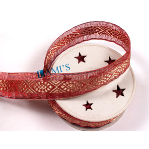 Embellecedores personalizados OEM, adornos de encaje trenzado, decoraciones de hilo de encaje dorado de estilo francés para zapatos y vestidos, venta al por mayor de textiles - Product Image 5