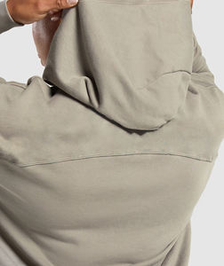 เสื้อฮู้ดดี้ OEM/ODM รุ่นใหม่ล่าสุด สไตล์สตรีทแวร์ ไซส์พลัส สีพื้น ซิปหน้า ผ้าฝ้าย 100% เนื้อหนา ทรงปกติ มีเชือกผูก สำหรับผู้หญิง - Product Image 4