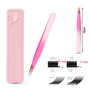 Pince à cils robuste de haute précision de qualité professionnelle meilleure prise en main et contrôle pour le placement des extensions de cils - Product Image 4