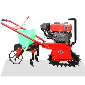 Mini máy kéo tu cho gạo lĩnh vực điện tiller Máy 6.5HP agricole giá rotavator tay máy kéo mini điện tiller