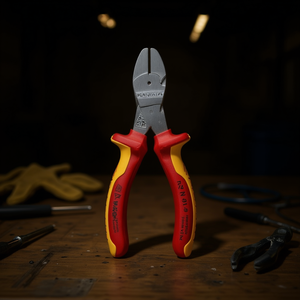 Alicates de Corte Diagonal de Alta Potencia Knipex con Certificación VDE, Recubrimiento de Cromo y Mangos Aislados Multicomponentes - Product Image 3