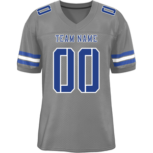 Respirant Polyester Mesh Streetwear Maillots De Football Américain Sportswear Clubwear Sublimation À Séchage Rapide Logo Personnalisé Nom Numéro - Product Image 5