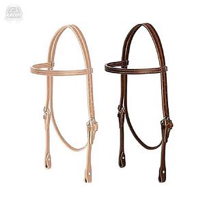 Vente en gros d'équipement pour chevaux Bandeau muserolle pour chevaux Bride en cuir Usage équestre - Product Image 5