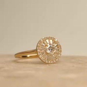 Serti en or jaune 18 ct (3.630g) avec diamants (0.200 ct GH-SI) Bijoux 100% poinçonnés Bracelet en diamant Faria - Product Image 3