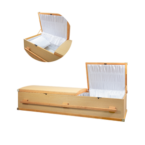 Urnes funéraires de cercueils en bois personnalisés de style européen de haute qualité DSP LTD CKT210C02 ODM OEM sur mesure directement fabriqué - Product Image 6