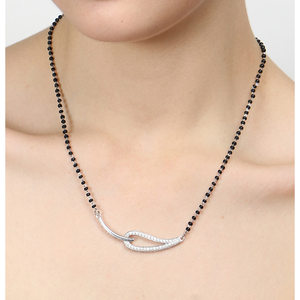 Mangalsutra de Plata Pura, Joyería Cultural Coleccionable, Regalo para Esposas - Product Image 6