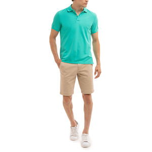 Polos para hombre Unisex 100% algodón diseño personalizado traje Vintage en blanco manga corta botón abajo Golf Polo camiseta - Product Image 3