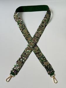 Handmade Multicoloured Beaded Purse Strap For Shoulder Bags And Crossbody Purses Featuring Modern Artistic Design - Product Image 2