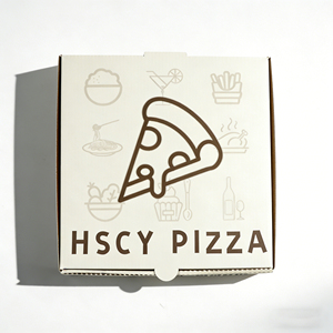 Cajas de Pizza de Cartón Corrugado Impresas Personalizadas al por Mayor, Cajas de Pizza de Papel Kraft para Llevar de Grado Alimenticio - Product Image 3