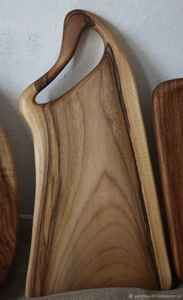 Tabla de cortar de madera maciza rectangular de alta calidad Bloque de corte Premium para frutas y verduras - Product Image 3