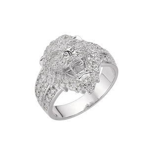 แหวนแต่งงานเงินแท้ประดับพลอยสีขาว ดีไซน์สวยงาม ประดับเพชรโมอิสซาไนต์เพาะเลี้ยงในห้องปฏิบัติการ เครื่องประดับชั้นดี - Product Image 5