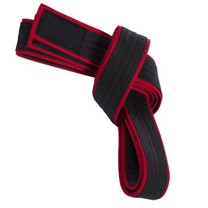 Ceintures de karaté à rayures avec logo personnalisé, livraison rapide, marque privée du fabricant, fabriquées en élasthanne/polyester durable de haute qualité - Product Image 6