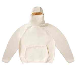 Sweat à capuche d'hiver avec un design zippé quart, en coton 100% doux de qualité supérieure, imperméable et chaud pour la mode streetwear quotidienne - Product Image 3