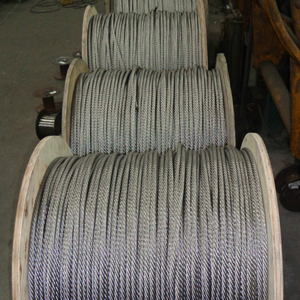 حبل سلكي فولاذي مجلفن عالي القوة، كابل متين للرفع والتثبيت في البناء، قابل للقطع واللحام والثني بحرية - Product Image 5