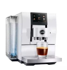 Máquina de café automática eléctrica Z10, contenedor de leche de vidrio blanco de acero inoxidable para uso doméstico en Hotel, grado Industrial ODM - Product Image 2