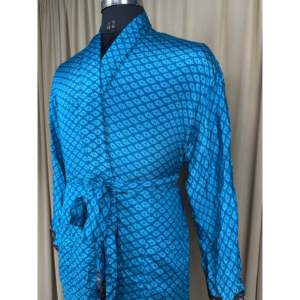 Conjunto de Bata Kimono de Satén para Hombre, Suave y Sedoso, Elegante, Estilo Vintage Atemporal, para el Hogar, la Playa o el Salón, Cómodo, Idea de Regalo, Sostenible, Clásico - Product Image 6