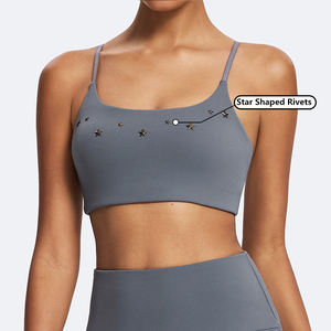 Sujetador Deportivo de Alta Calidad con Soporte Medio, Ajustable, Antibacteriano, sin Costuras Delanteras, Transpirable, para Gimnasio, Yoga, Correr, Fitness - Product Image 1