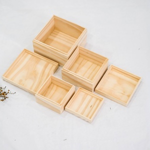 Wholesale Natural Wood <b>Memory</b> Photo <b>Keepsake</b> Gift <b>Box</b> with Sliding Lid Wooden & Bamboo Boxes - Product Image 1