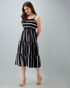 เดรสยาวพิมพ์ลายบล็อกทำจากผ้าฝ้ายอินเดียทำมือมีสไตล์สำหรับผู้หญิงสวมใส่ในชีวิตประจำวันเป็นมิตรกับสิ่งแวดล้อมของขวัญเจ้าสาว - Product Image 4