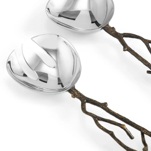 Accesorios para el hogar y la cocina Servidor de pastel de acero inoxidable con mango de rama rústica Pulido de espejo Ecológico - Product Image 6