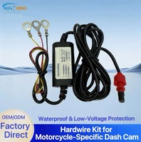 Kit de Cableado para Cámara de Motocicleta OEM con Protección de Bajo Voltaje y Polaridad Inversa, Cable de Alimentación para Vehículo a Prueba de Agua 3P