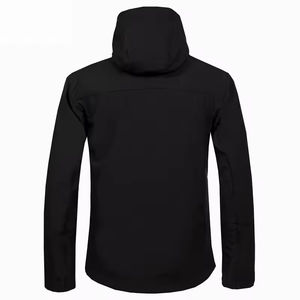 Wholesale Custom 100% Polyester Soft Shell <b>Jacket</b> for <b>Men</b> Lightweight Easy Wear for Winter Outdoor Softshell <b>Canvas</b> OEM - Product Image 4