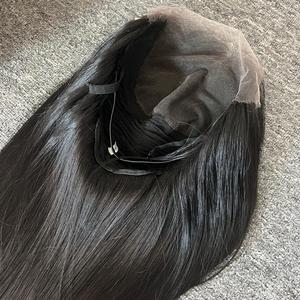 Peluca de cabello humano virgen 2024 más vendida, larga, recta, natural, con cierre de encaje, sin procesar, de un donante - Product Image 5