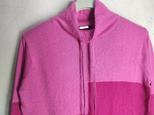 BD Apparels femmes décontracté coupe ample doux gros tricots col haut à manches longues couleur bloc pull pour la mode d'hiver - Product Image 5