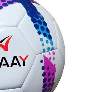 Alaay Balón de fútbol profesional PU cuero Color personalizado Size5 máquina cosida inflable profesional al por mayor - Product Image 3