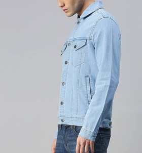 Nouveautés Veste en jean noire décontractée personnalisée d'automne Manteaux pour hommes Jeans en denim Vestes pour hommes Vestes grande taille pour unisexe - Product Image 3