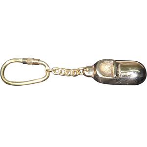 Nuevo diseño, llavero antiguo, pequeña zapatilla de latón, artículo Vintage de latón de lujo, artículo de artesanía india impermeable para supervivencia al aire libre - Product Image 1