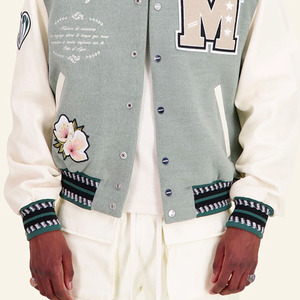 Chaquetas Varsity Nuevo Estilo Cuello Alto Todas las Tallas Colores Lana de Alta Calidad Antibacterianas para Hombre y Mujer - Product Image 6