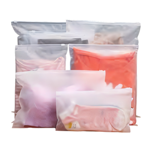 Bolsas de plástico personalizadas Poly zip Lock bolsas de embalaje de ropa ziplock bolsa paquete para ropa camiseta tamaño personalizado - Product Image 5