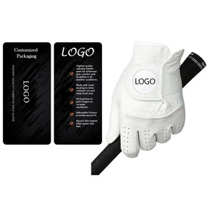 Gants de golf en cuir Cabretta sur mesure standard international avec logo personnalisé utilisation sportive en gros disponible - Product Image 2
